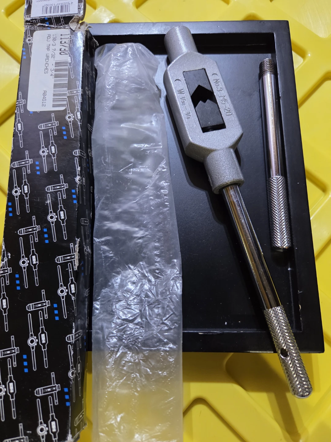 Volkel Adjustable Tap Wrench No. 3