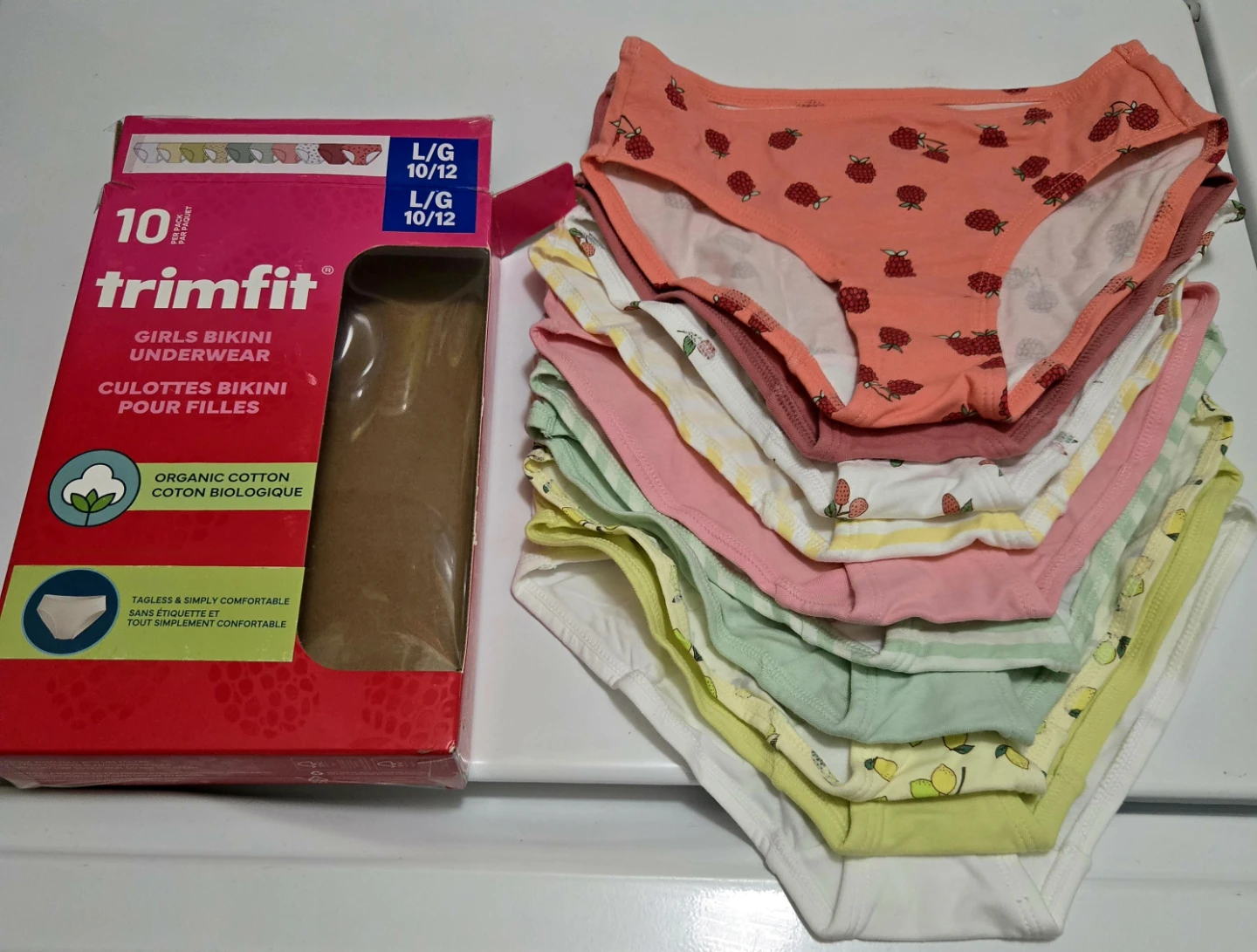 Trimfit Girls Bikini Underwear Size 10/1
