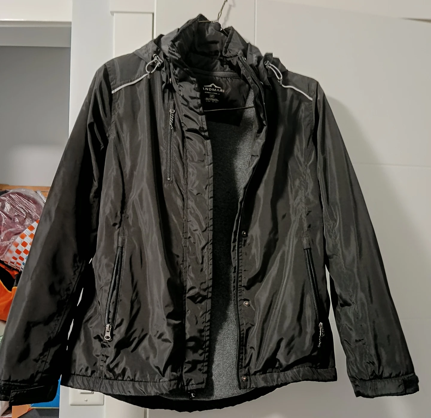 Windmark Women's Black Hooded Jacket - photo 4