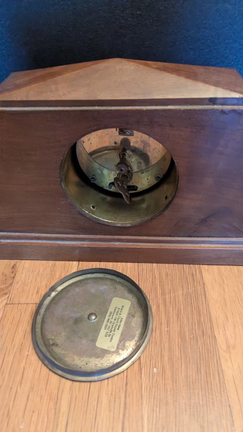 Springfield Weather Station and Vintage Wooden Desk Clock - photo 4