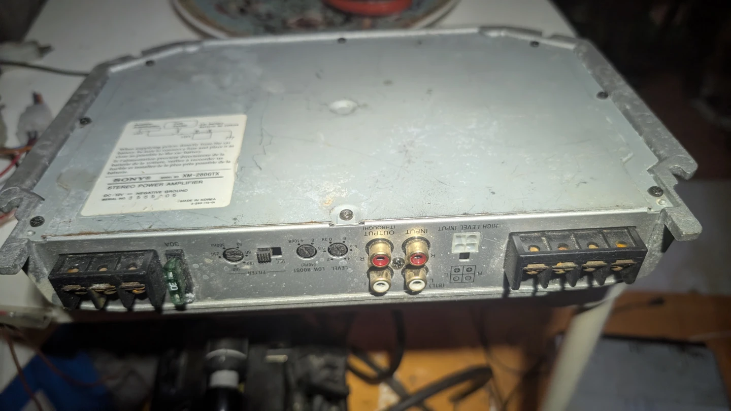 Sony Xplod XM-280GTX 480W Power Amplifier - photo 2