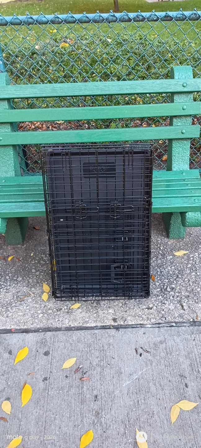 EveryYay Black Folding Dog Crate