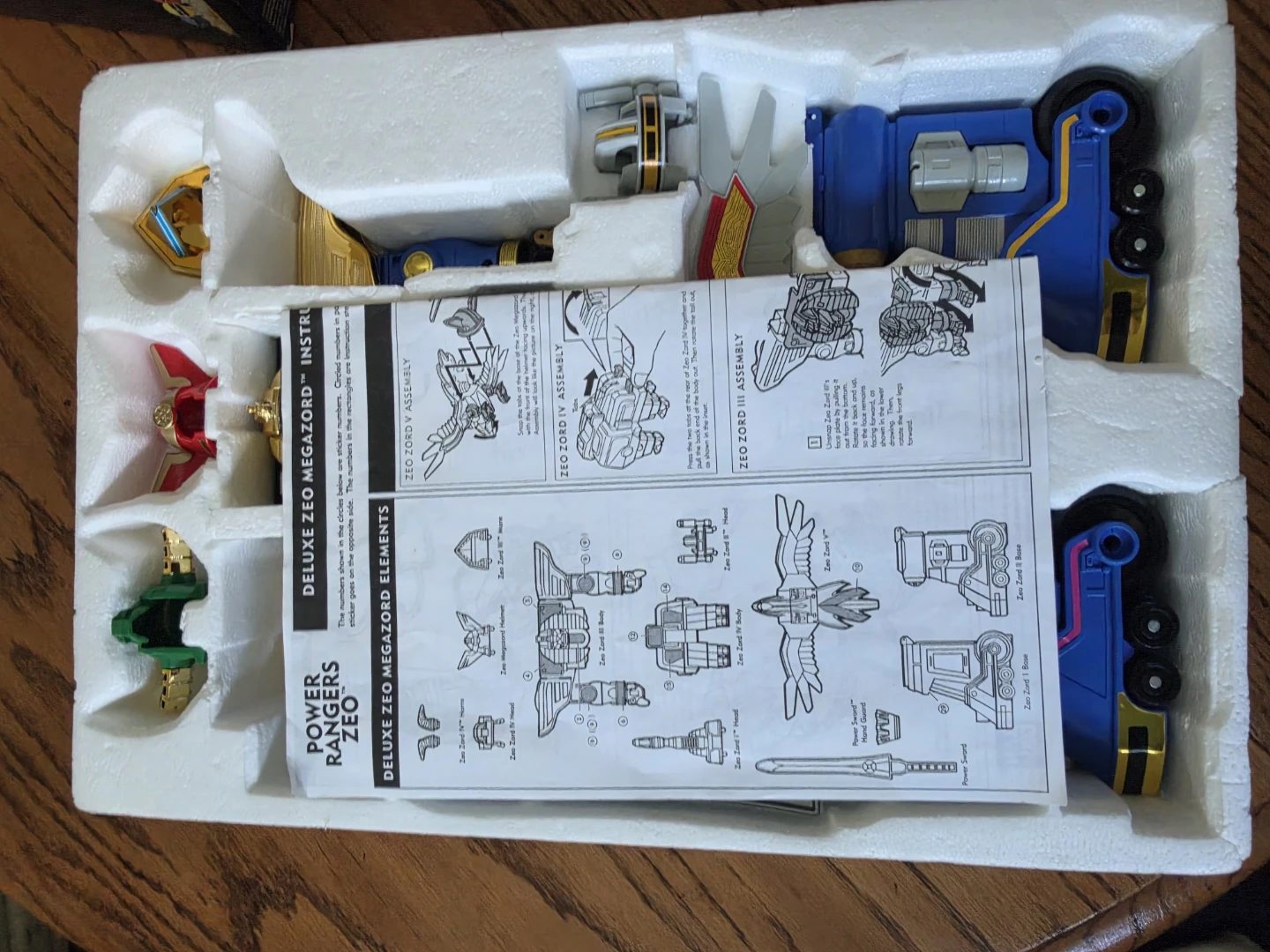 Bandai Power Rangers Zeo Deluxe Megazord - photo 4