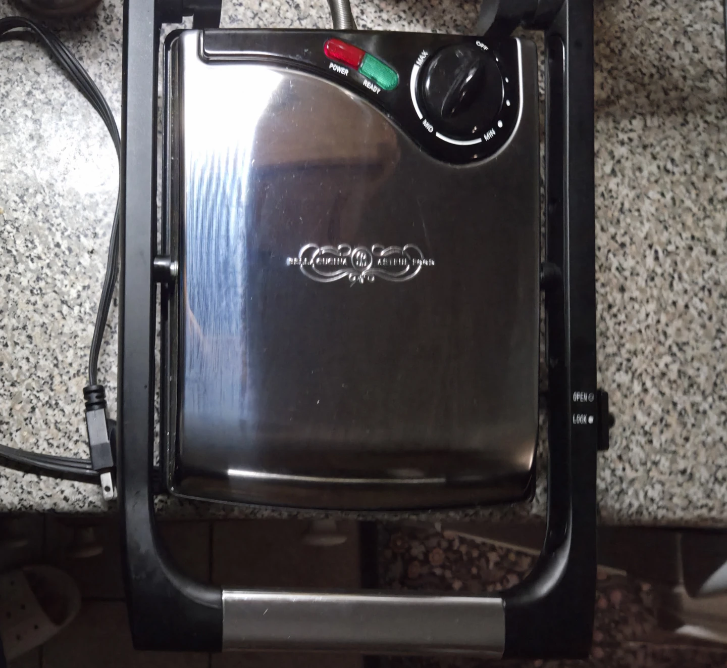 Bella Cucina Artful Food Panini & Grill Press