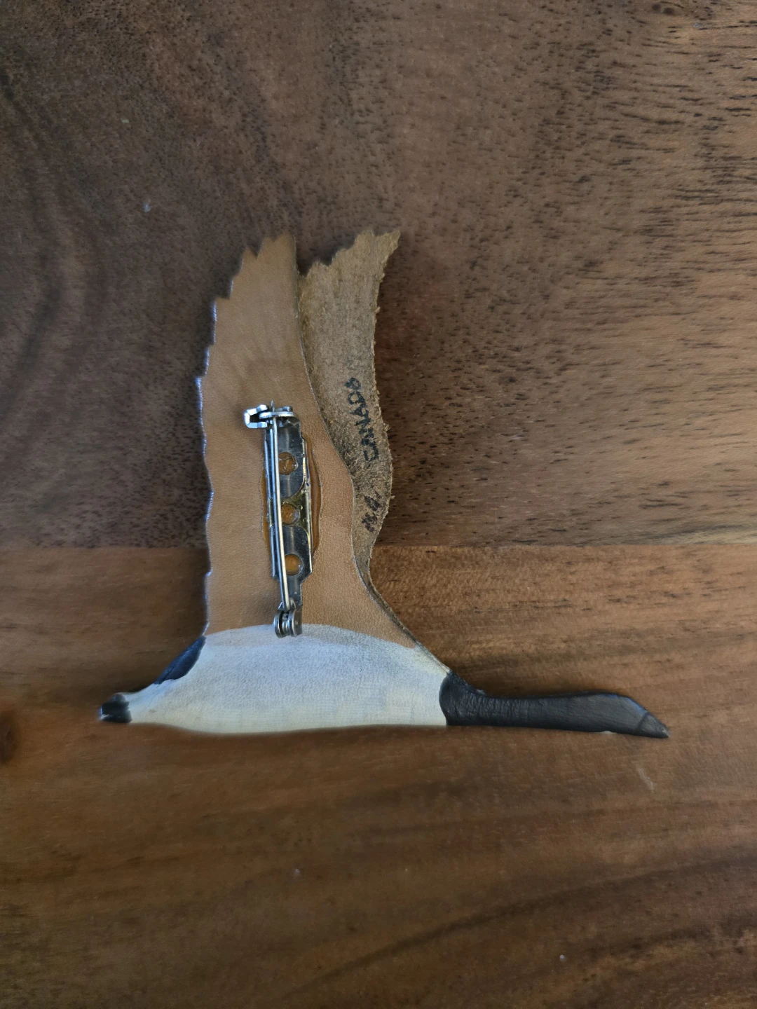 Set of 2 Handmade Leather Pins - photo 3