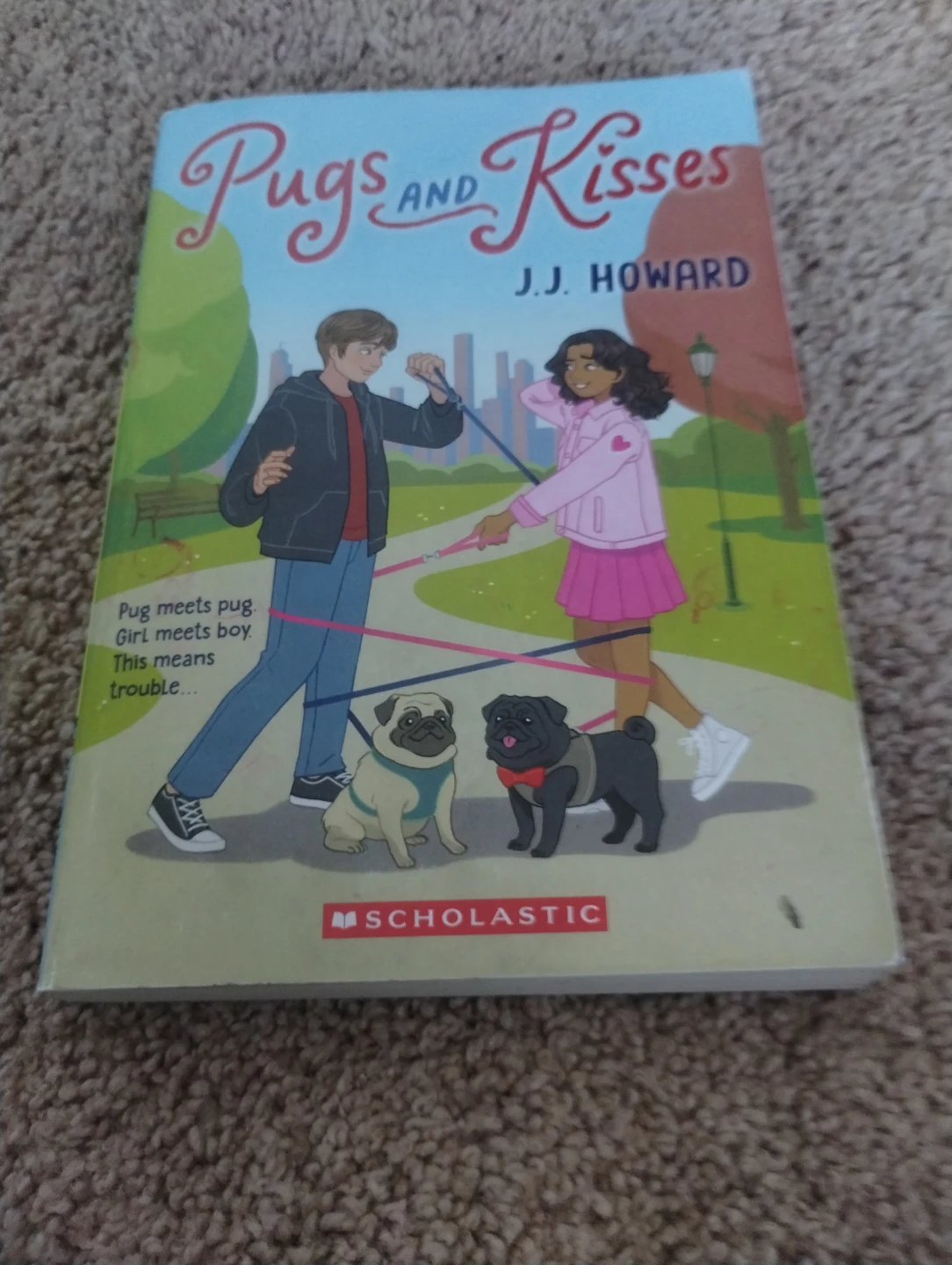 Pugs and Kisses by J.J. Howard