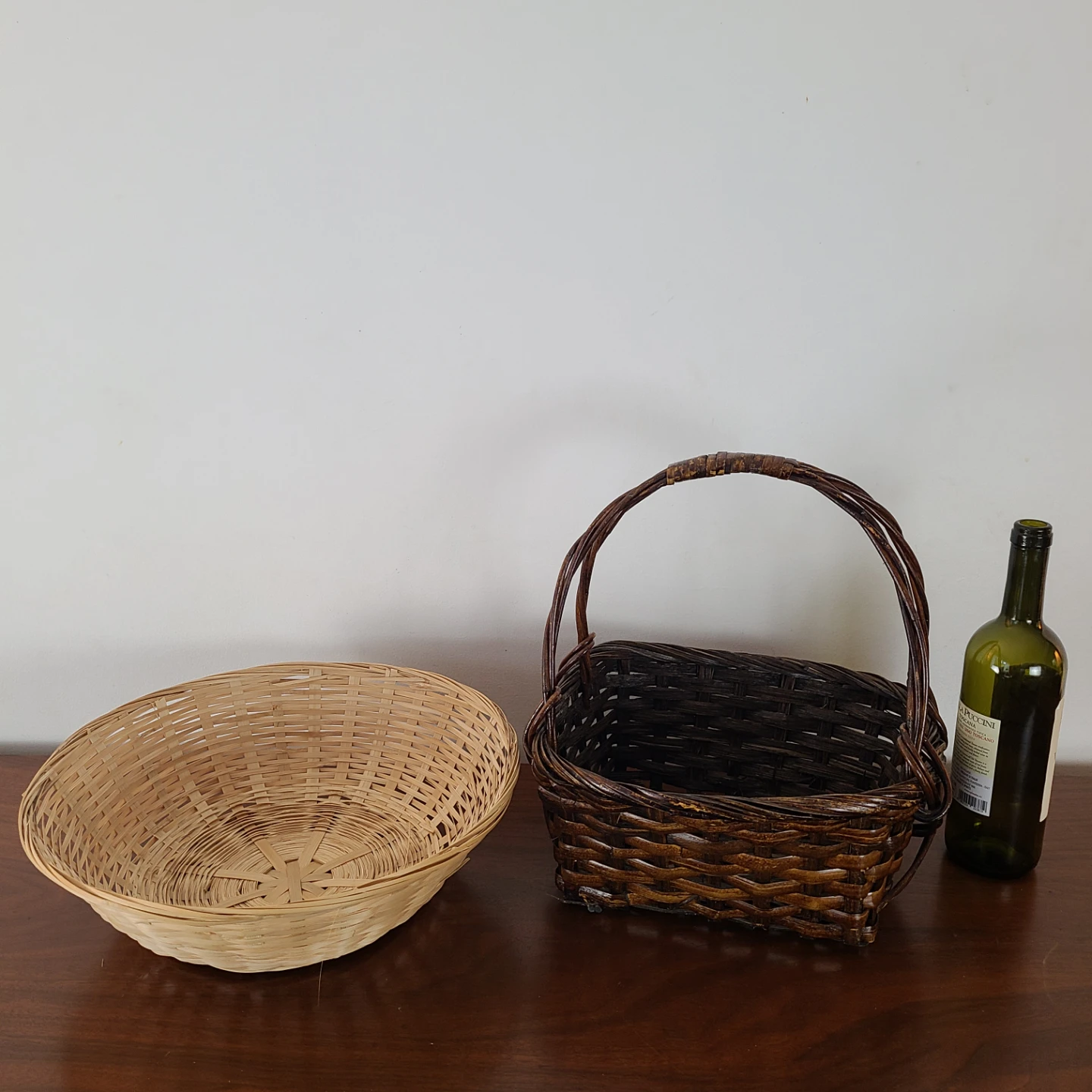 Set of Two Woven Baskets $5 for both!