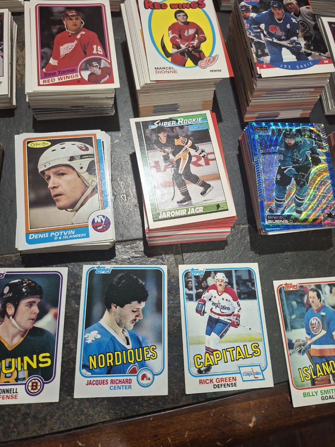 Mostly Unsearched Large Vintage NHL Hockey Card Collection - photo 4