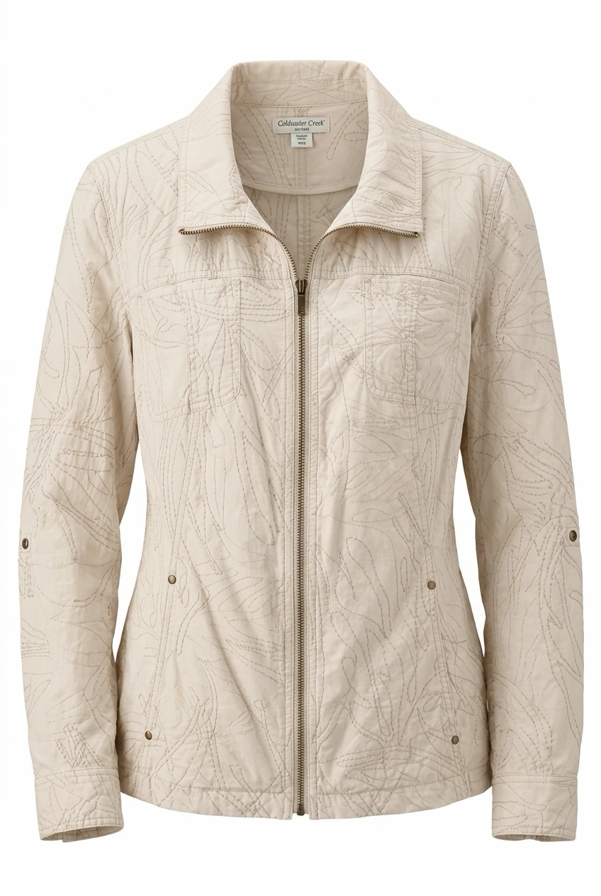 Coldwater Creek Linen Blend Jacket - photo 2