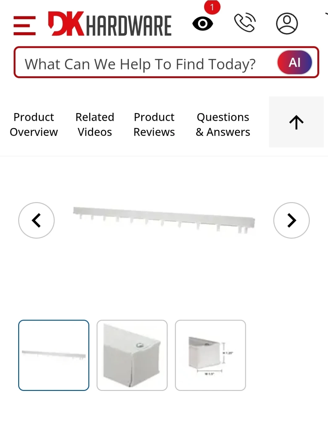 Champion 78" White Vertical (Headrail Only) - photo 2