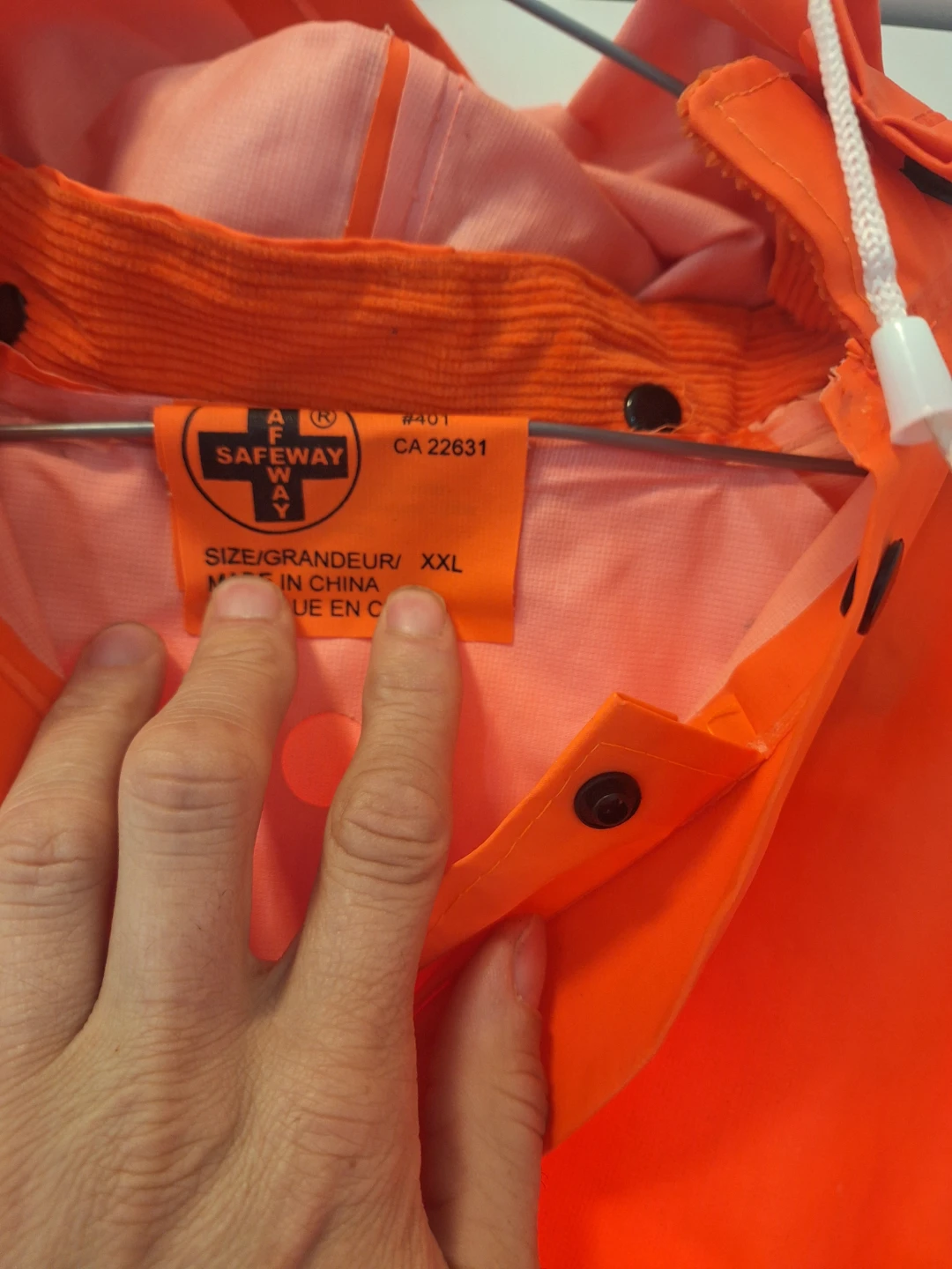 Safeway Orange Rain Jacket - photo 2