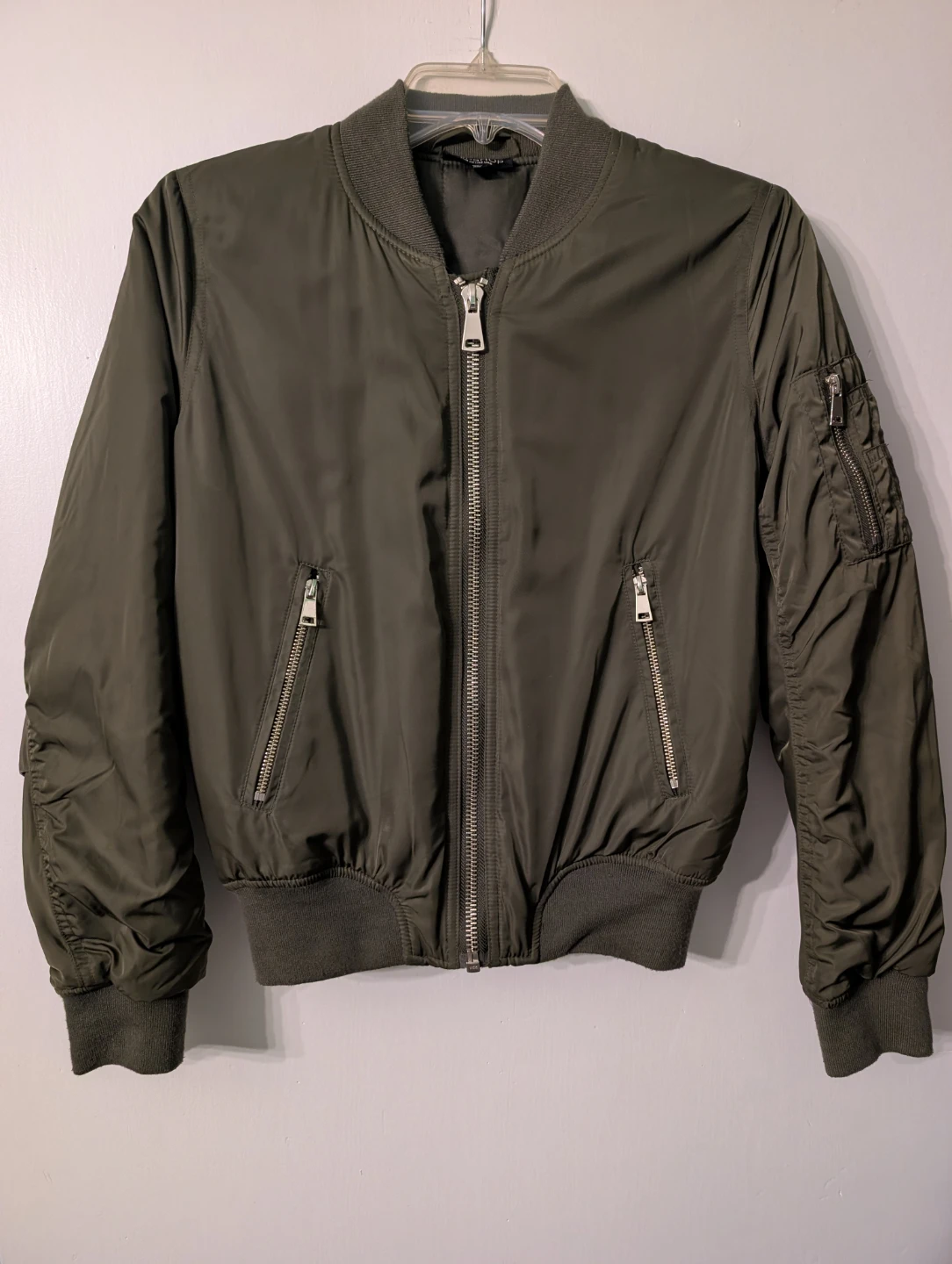 TOPSHOP Flight Jacket  Olive Green