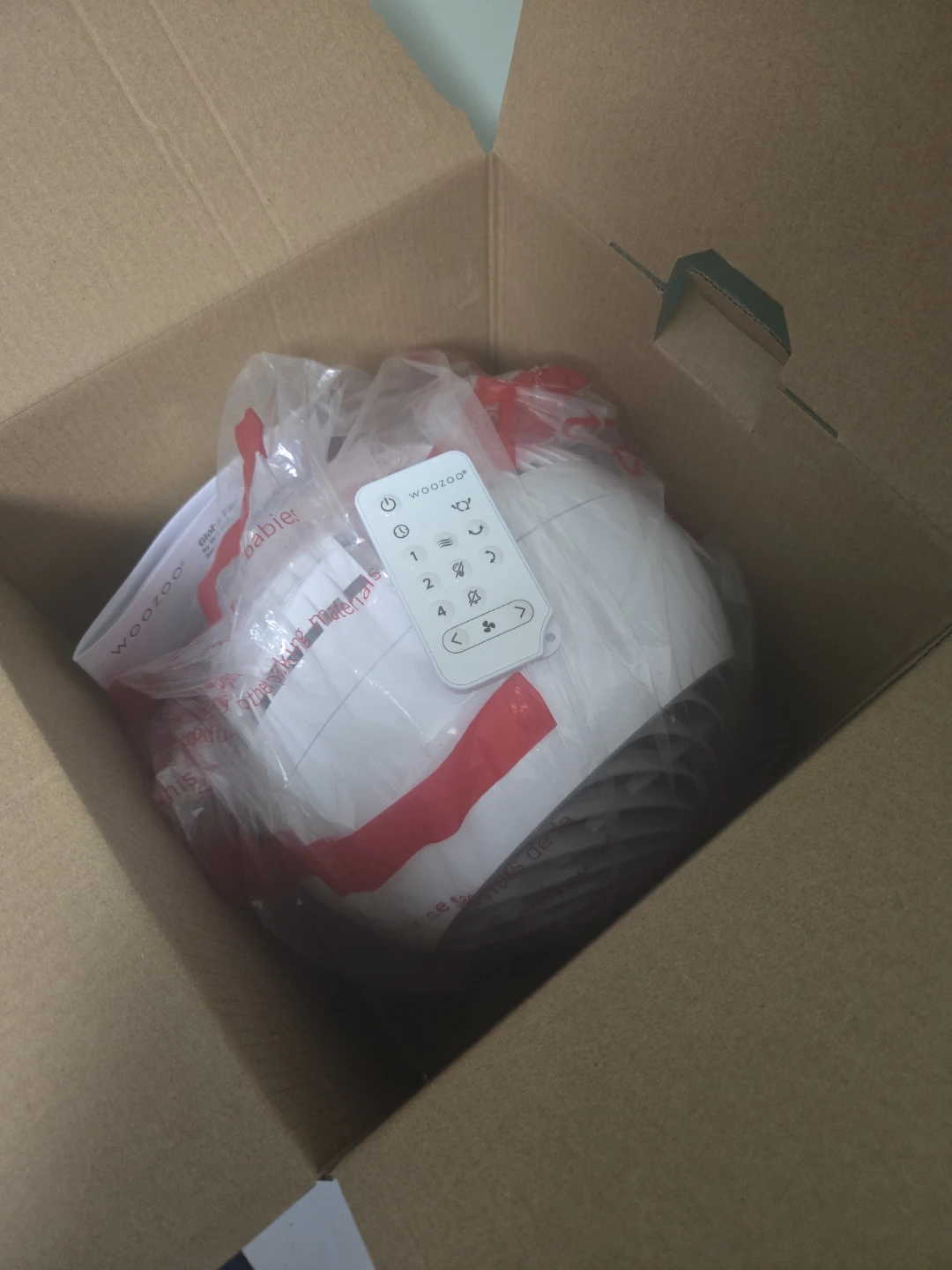 WOOZOO Globe Fan – Like New, Remote & Original Box - photo 3