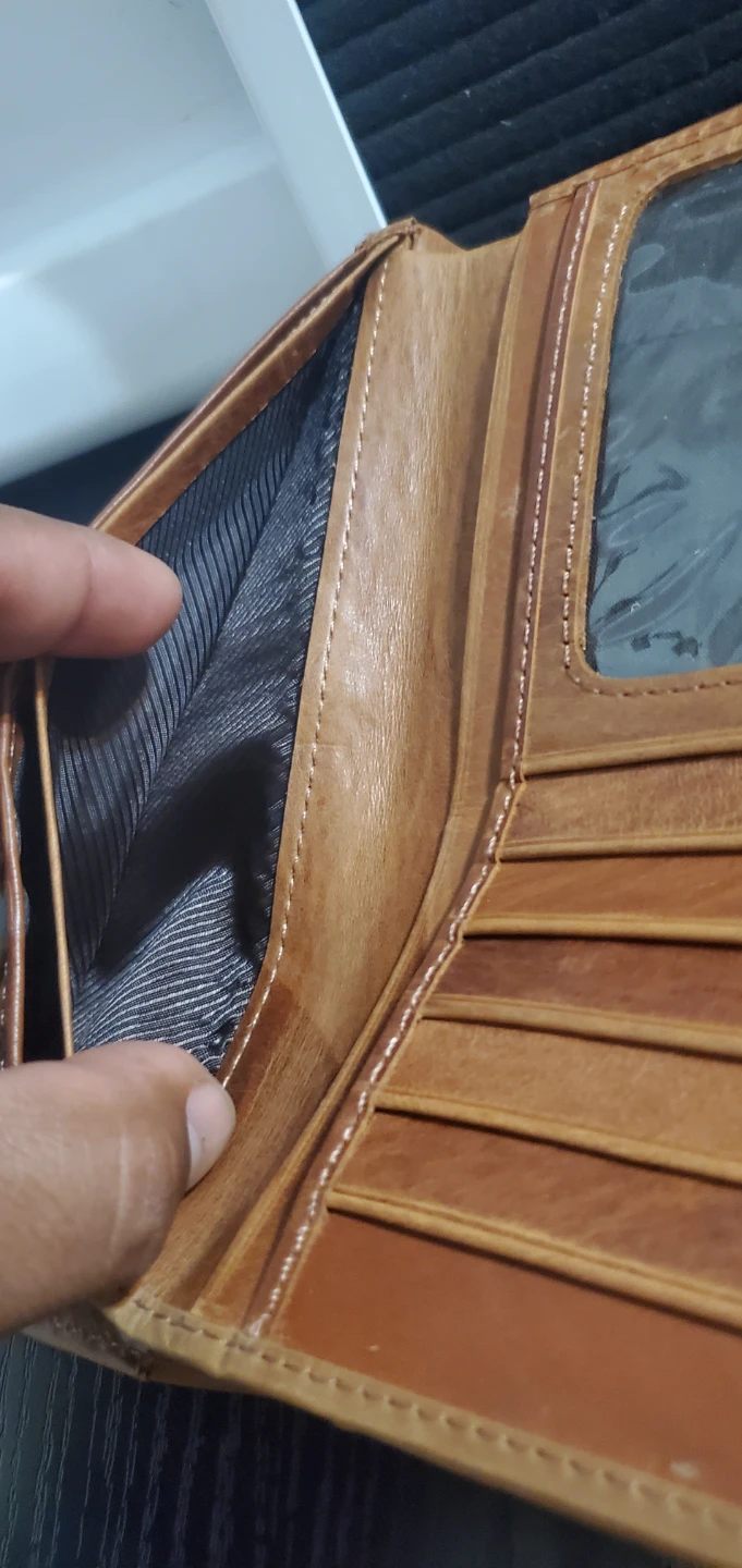 HUGO BOSS Brown Leather Long Wallet - photo 4