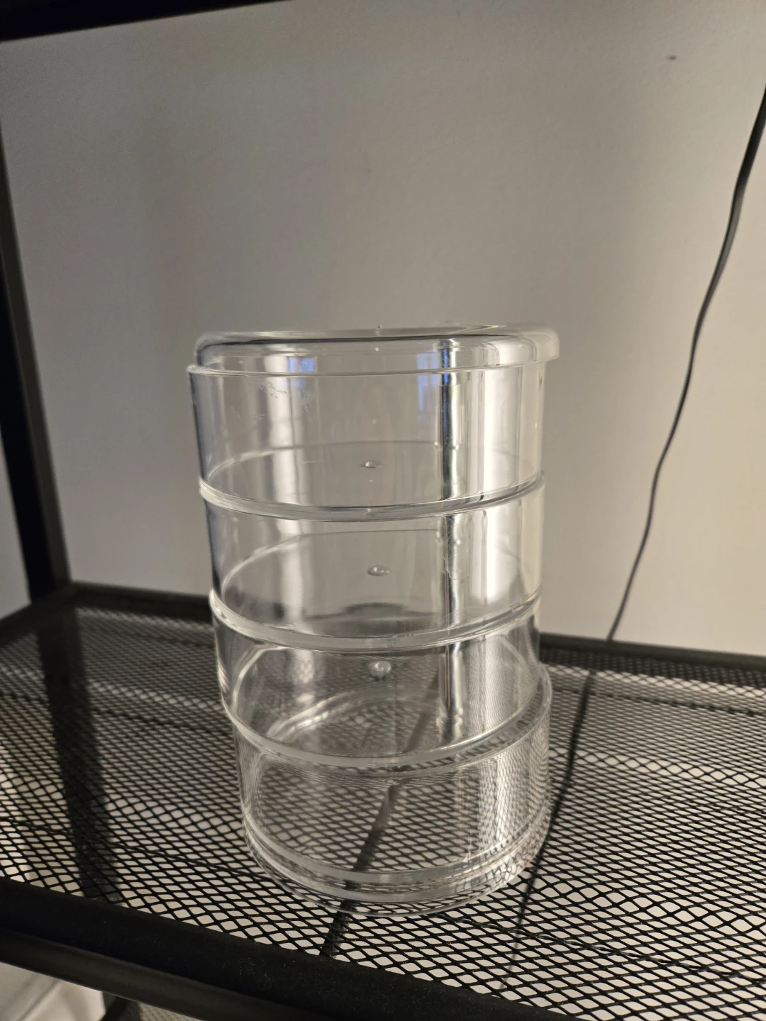 Clear Rotating Cosmetic Organizer