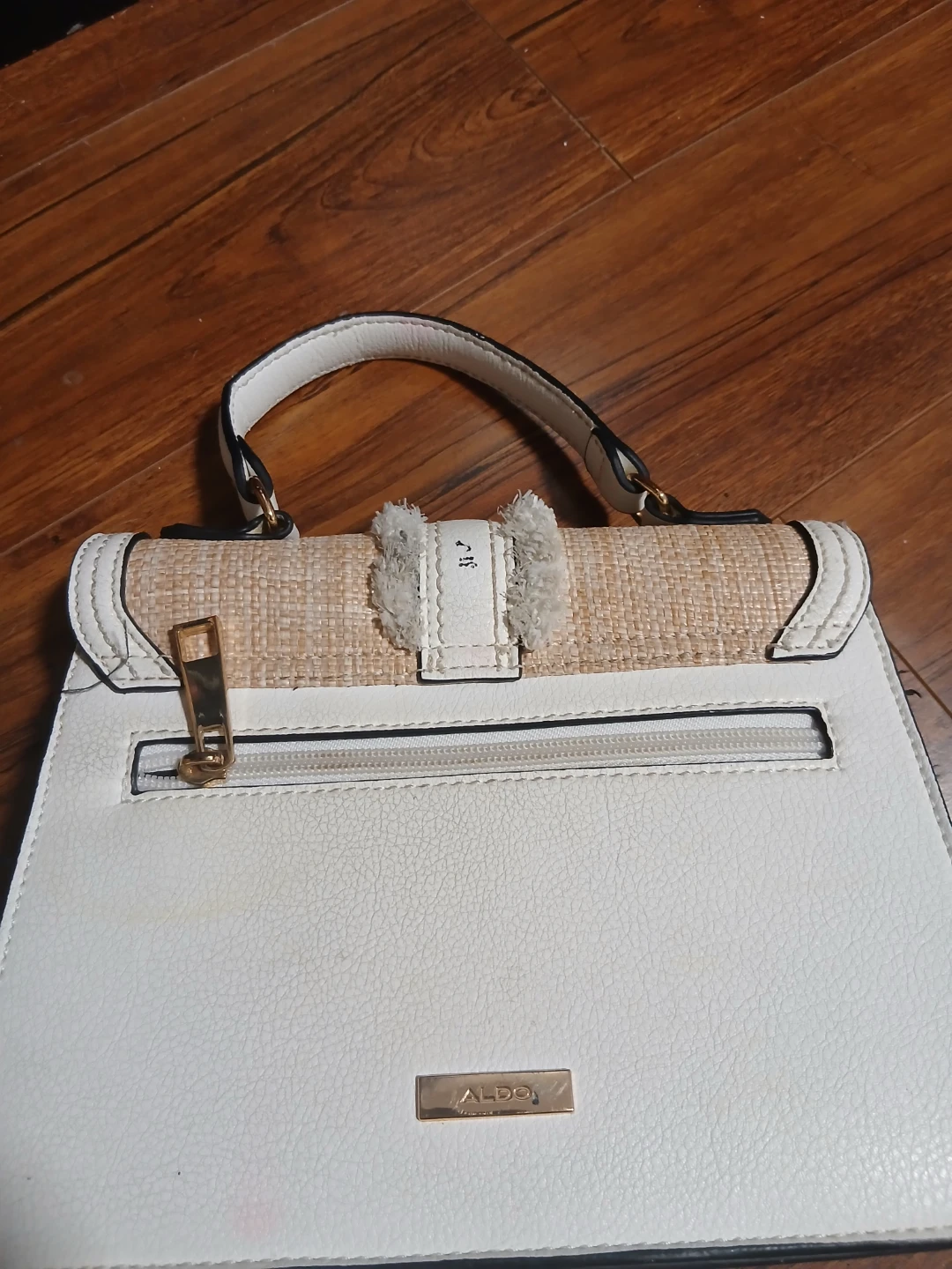 ALDO Embroidered Straw Satchel - photo 4