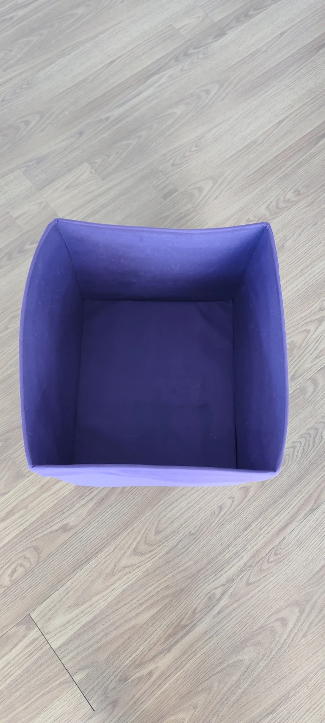 Collapsible Purple Storage Bin - photo 3