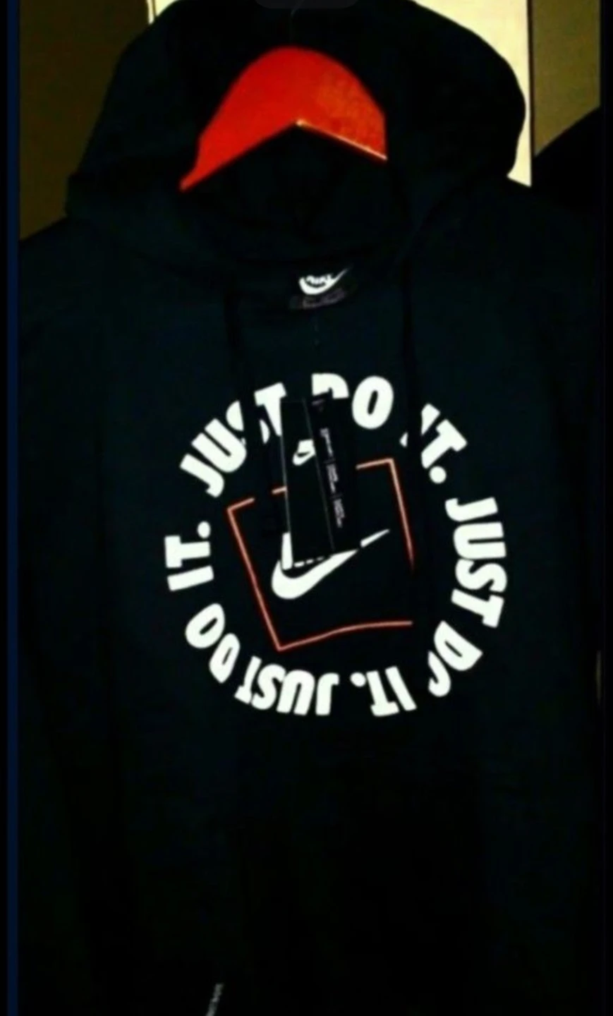 Nike Just Do It Pullover Hoodie Black, New. Pick up only.