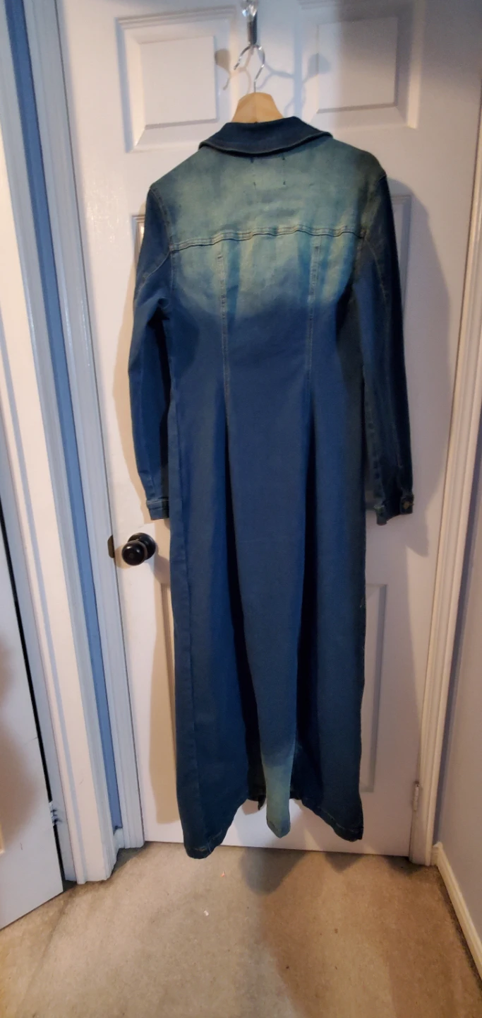Fashion Nova Denim Duster Coat - photo 2