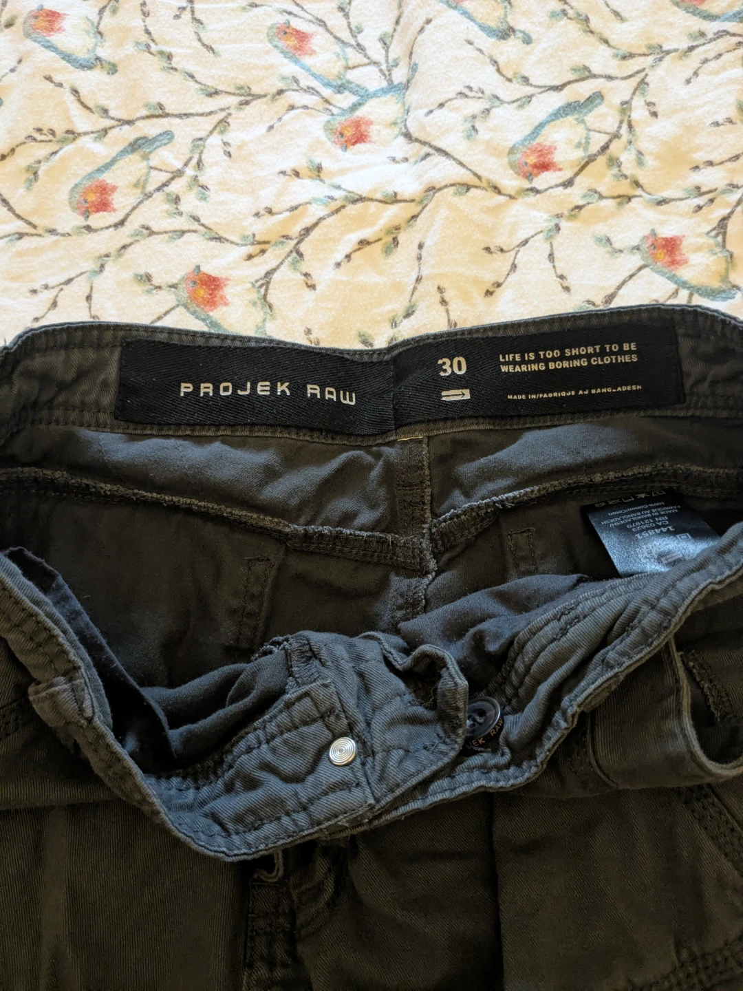 Projek Raw Men's Cargo Shorts Size 30 (Small) - photo 3