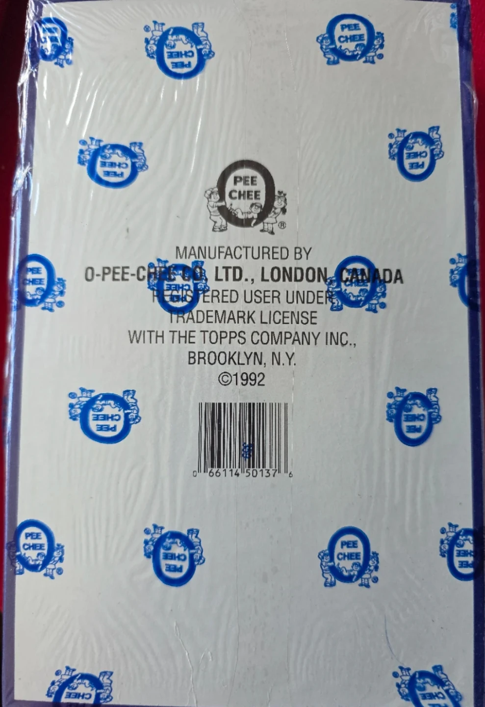 1992 O-Pee-Chee Premier Baseball Card Box - photo 2