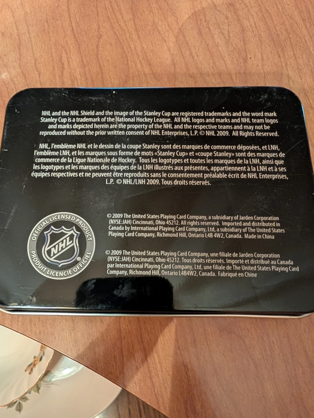 NHL Playing Cards Tin Box Set - photo 2