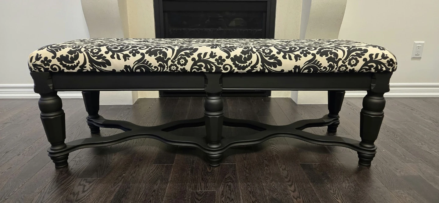 Ashley's restored vintage bench - photo 5