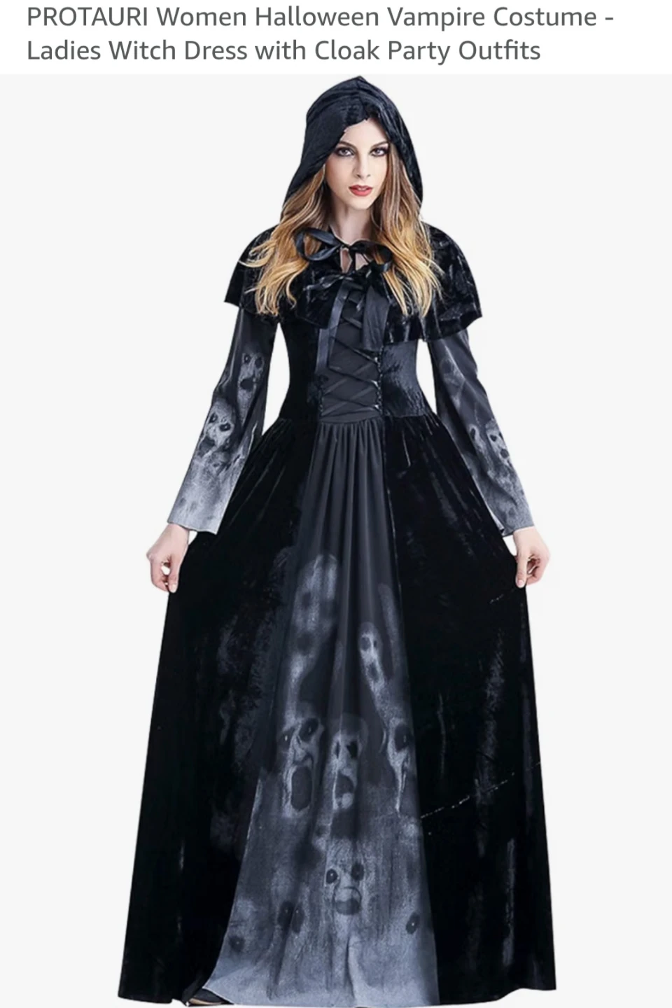 PROTAURI Women Vampire Costume