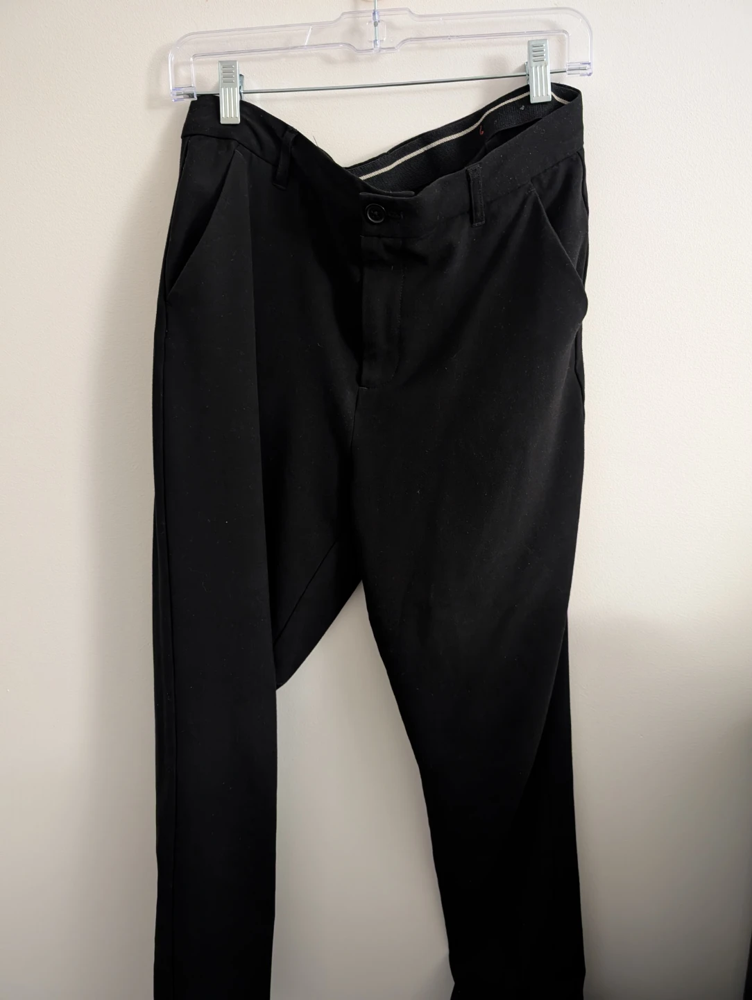 Bossini Unisex Black Pants Office Trousers Professional Job