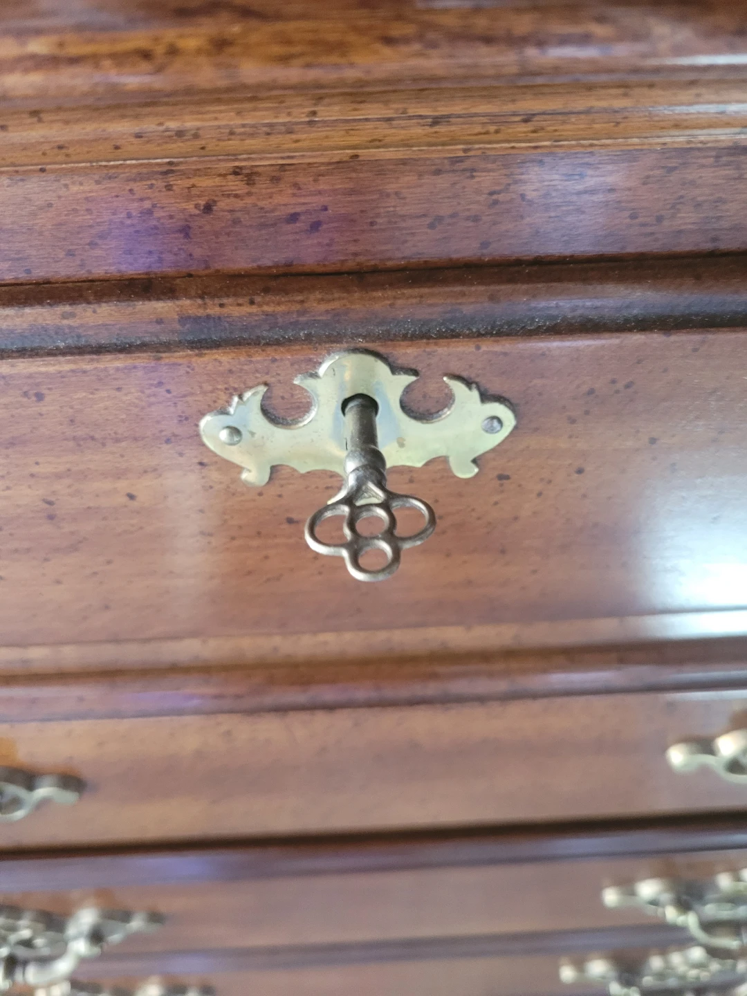 Tall Queen Anne Style Chest of Drawers - photo 3