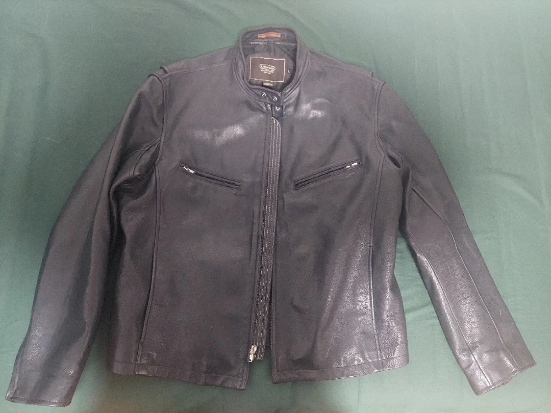 Coach Leather Jacket Black $200 FIRM – NO TRADES"