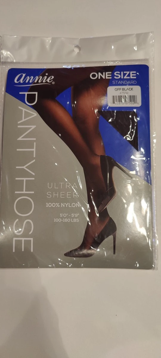 Annie Ultra Sheer Pantyhose Off Black