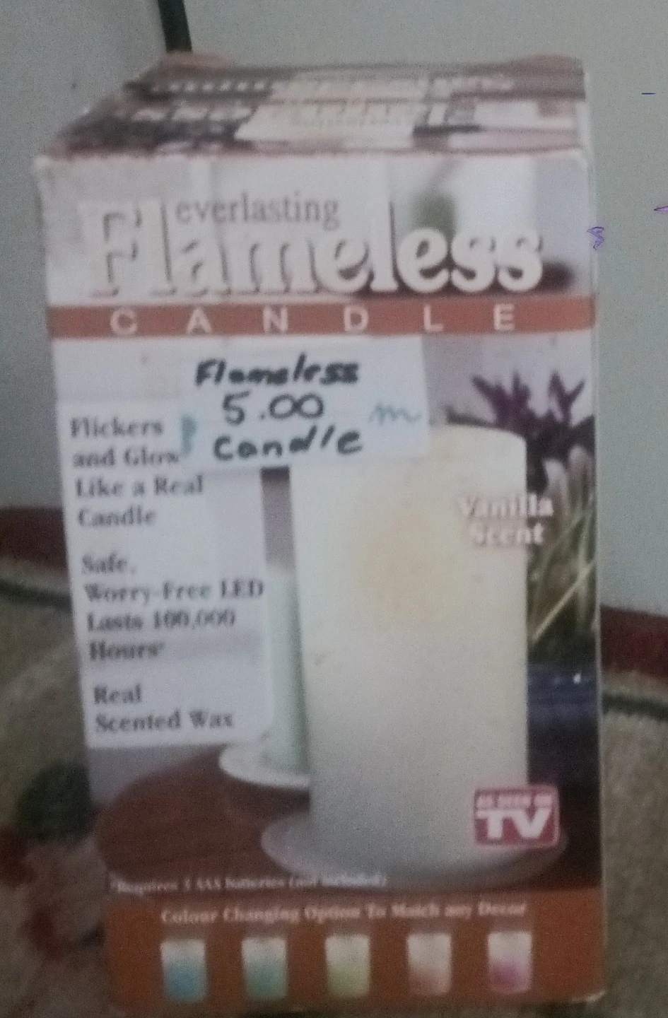 Everlasting Flameless Candle Vanilla