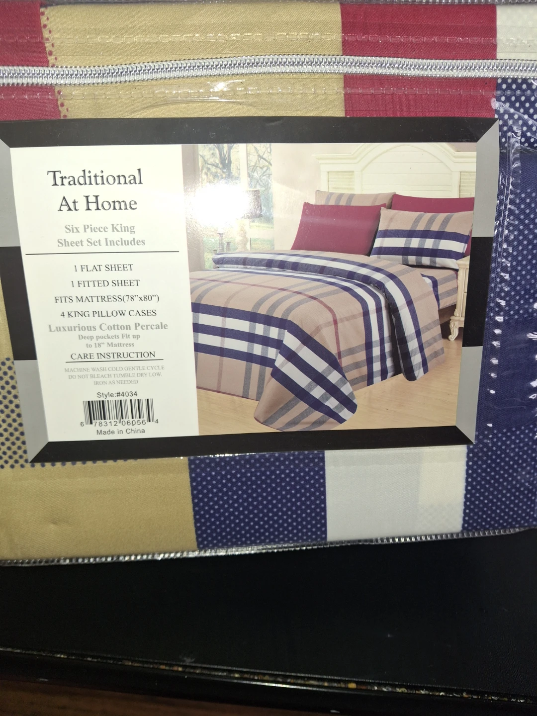 Traditional At Home 6-Piece King Sheet Set