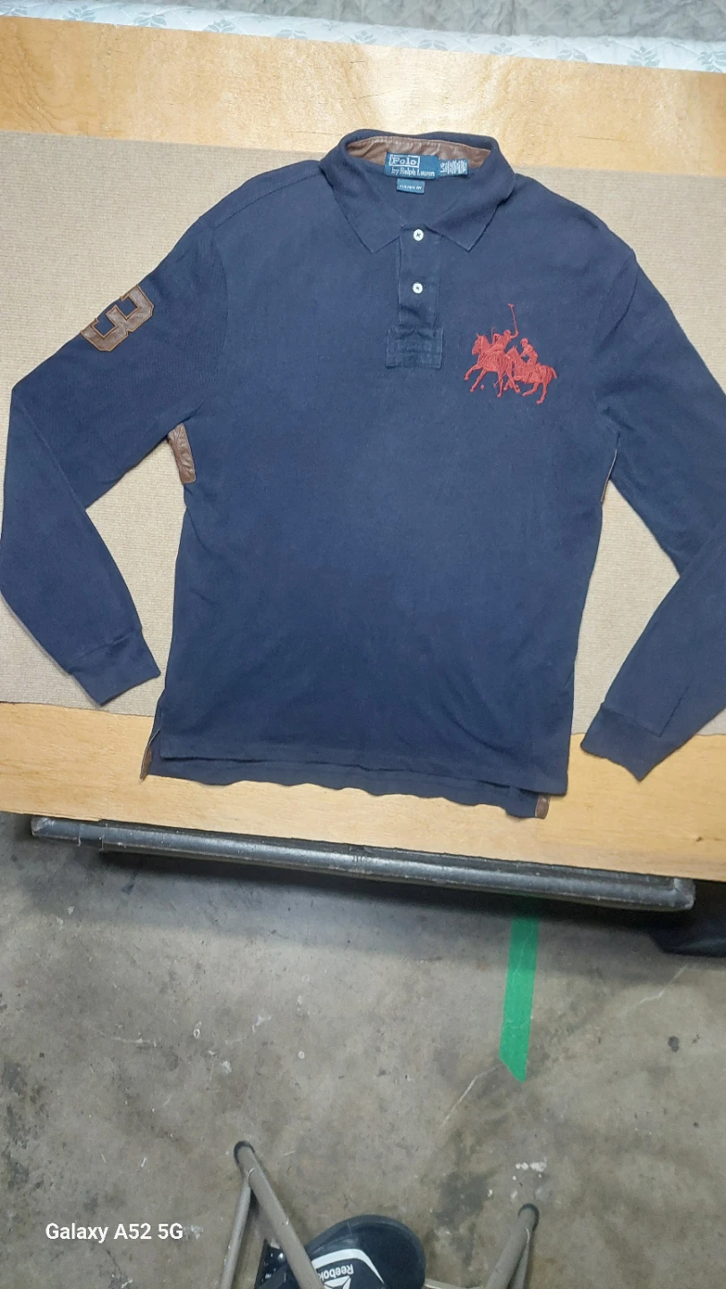 Polo by Ralph Lauren Long Sleeve Polo Navy