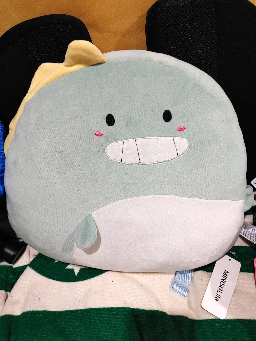 MINISO Life Dinosaur Plush Pillow