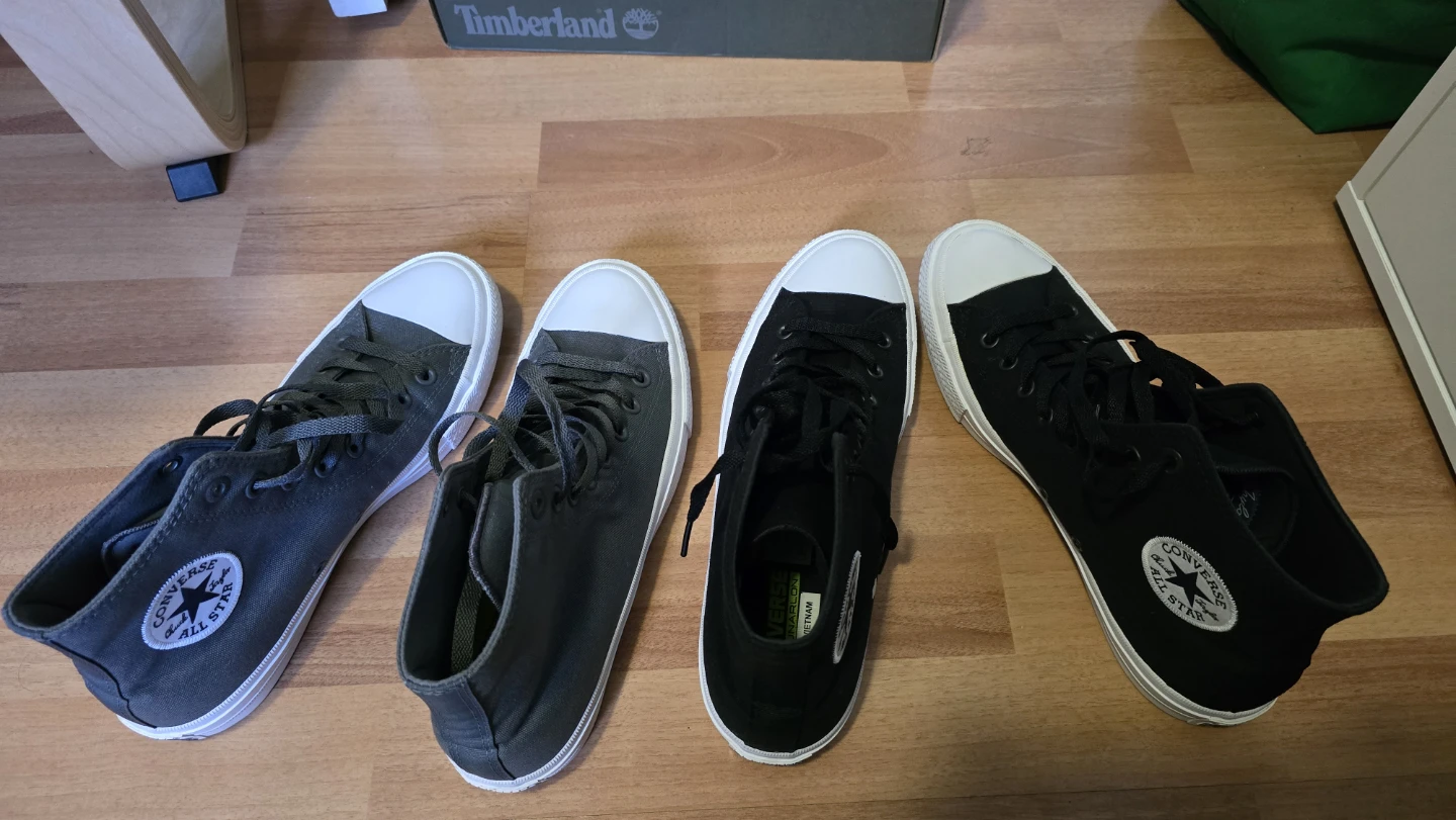 Two Pairs of Converse Chuck Taylor II High Tops - photo 3