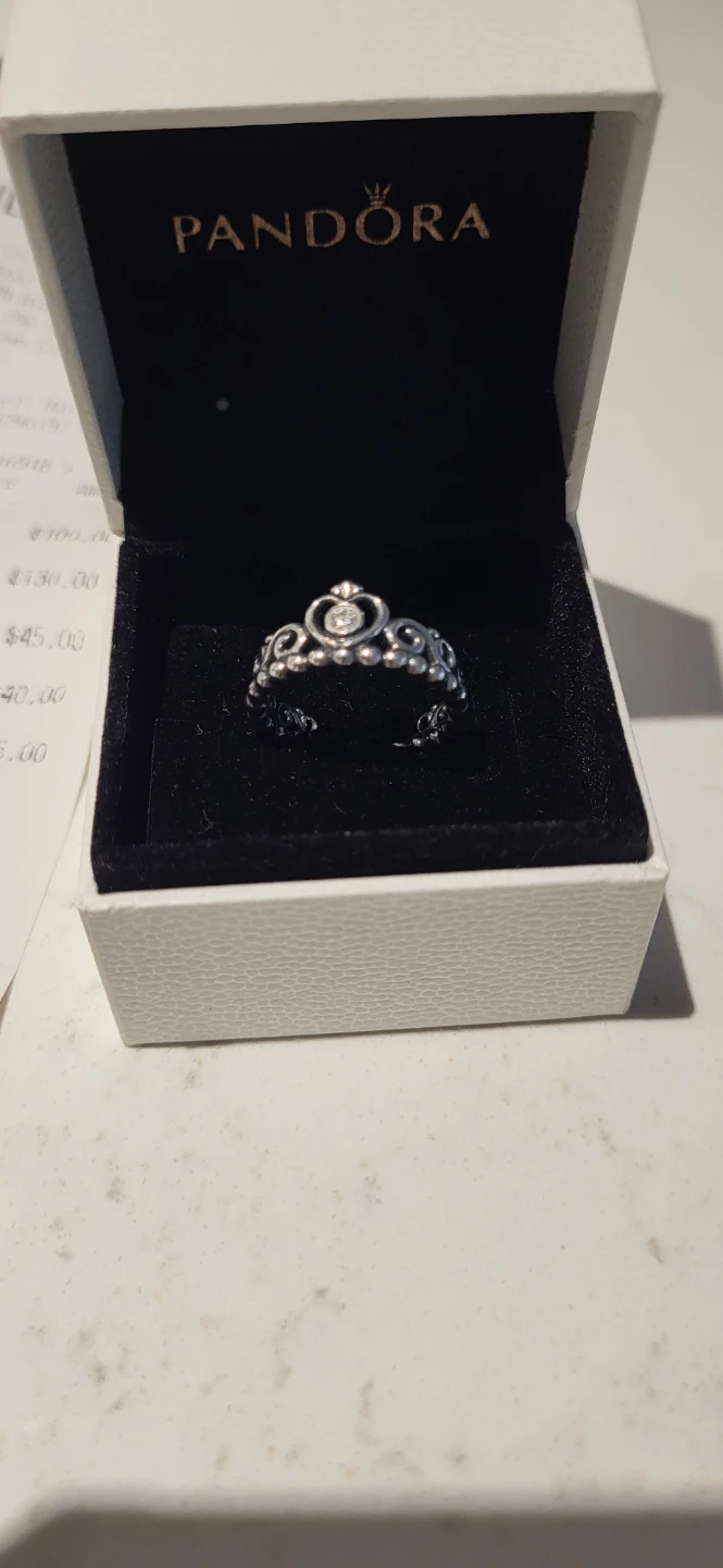 Pandora Sparkling Crown Ring