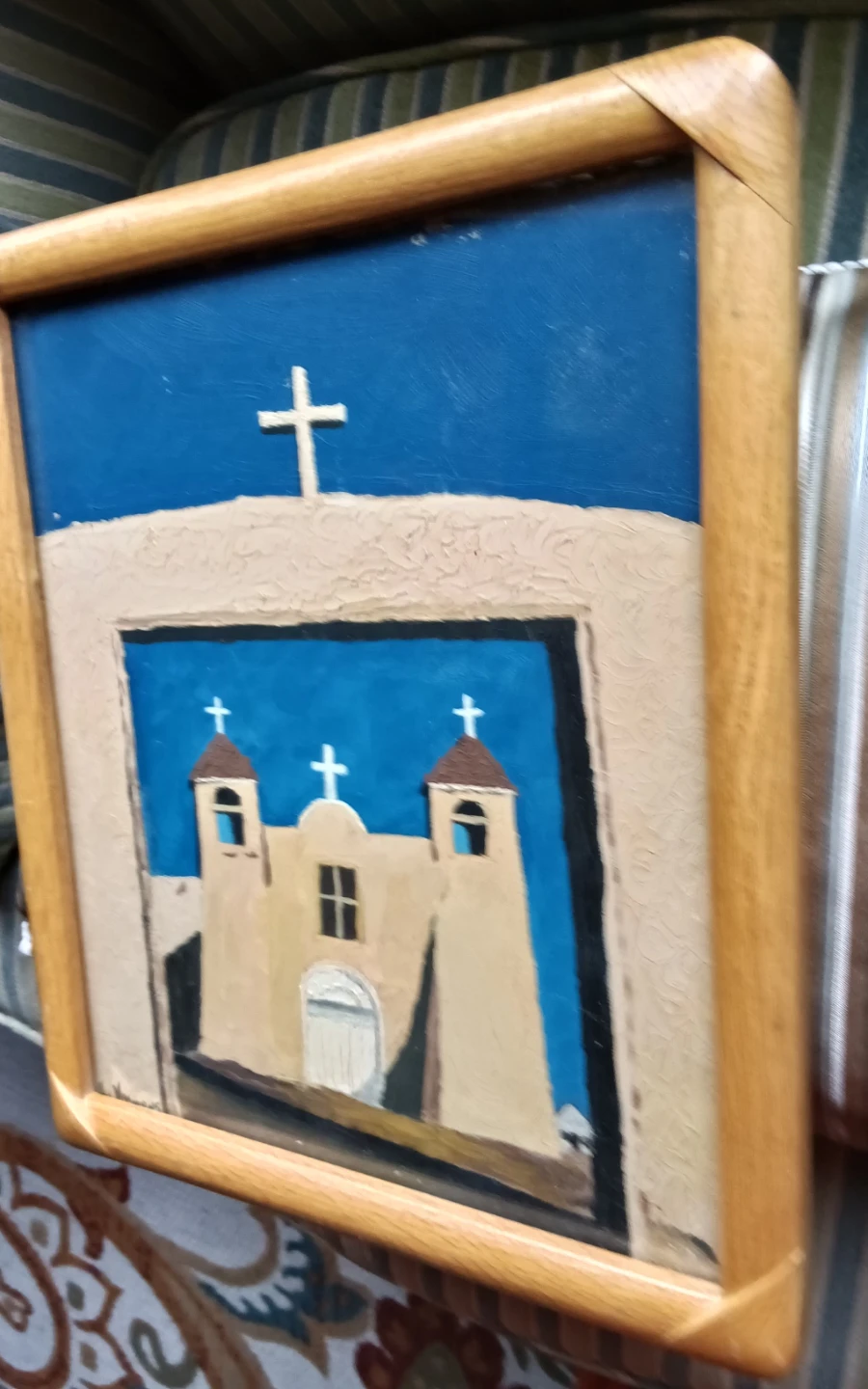 Original New Mexico Adobe Oil Painting by L. Youmans - photo 4