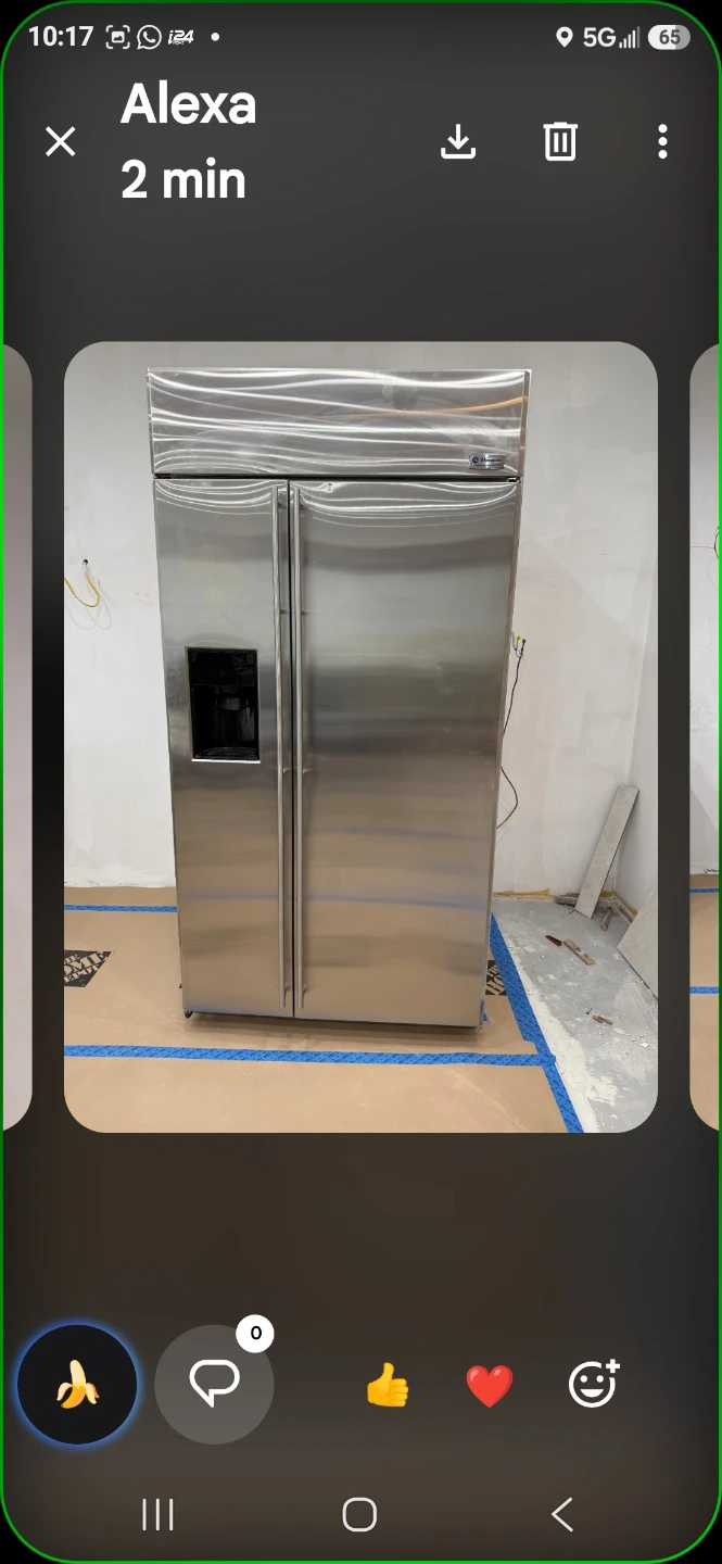 GE Monogram Side-by-Side Refrigerator