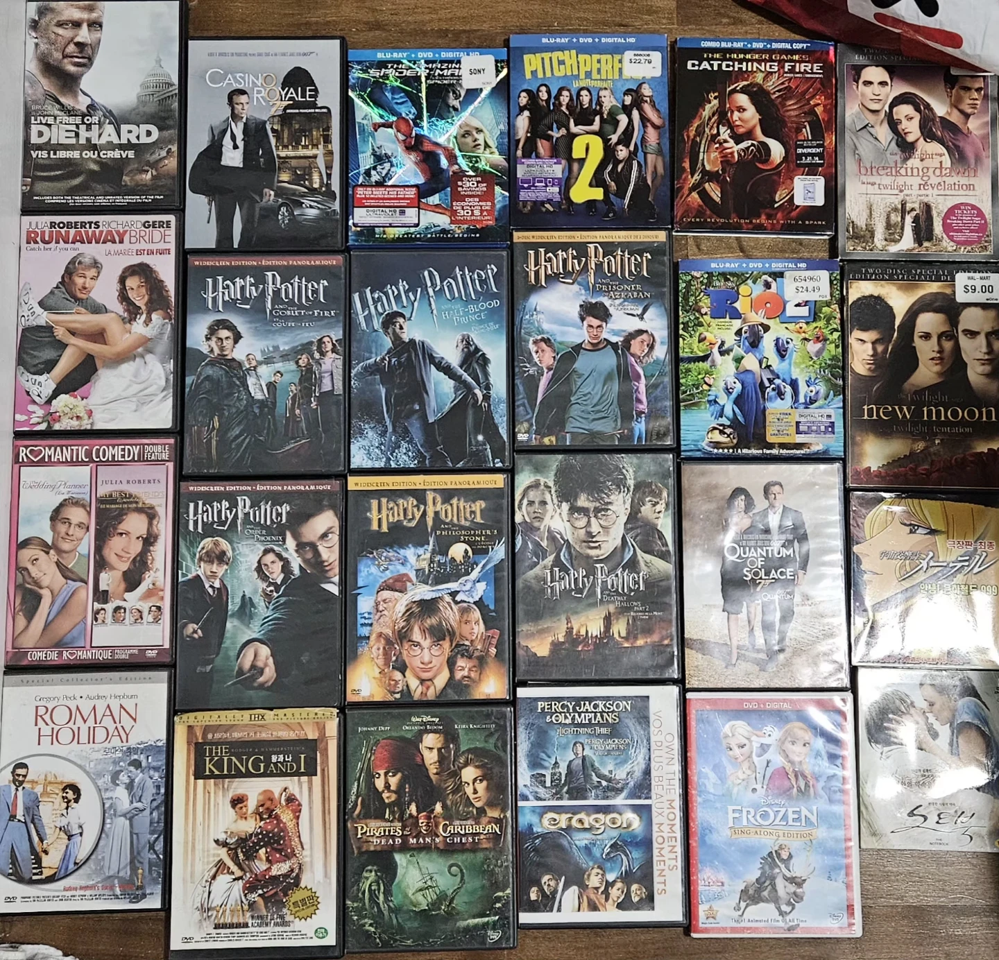 Large Collection of Assorted DVD and Blu-ray Movies