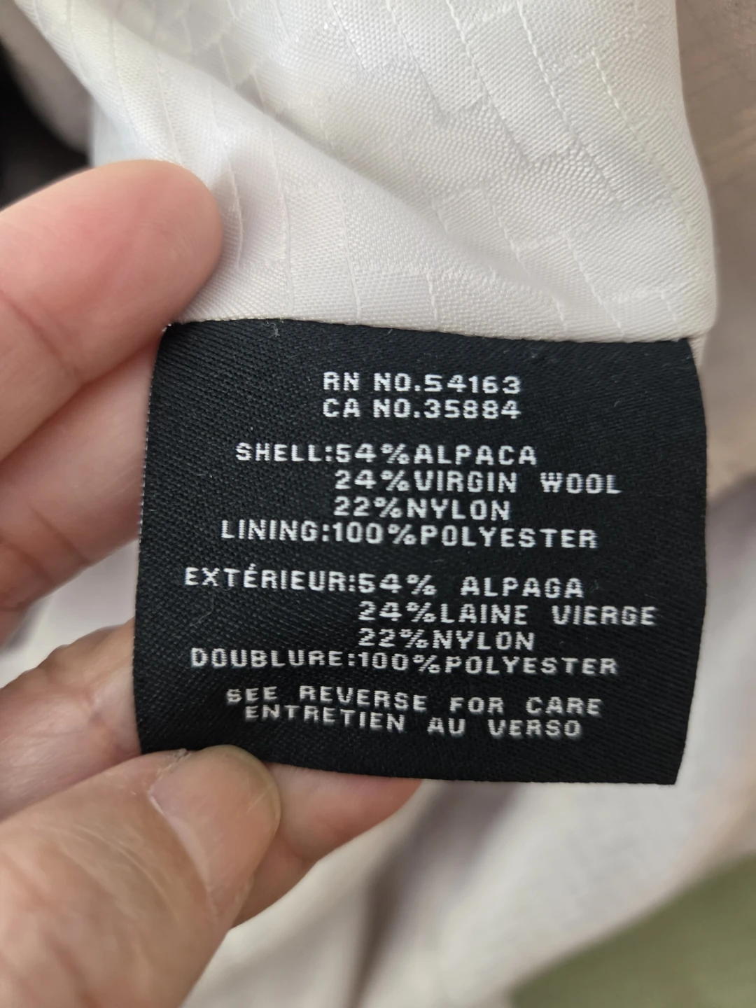 Cole Haan Alpaca Blend Wrap Coat Grey Size 4 - photo 3