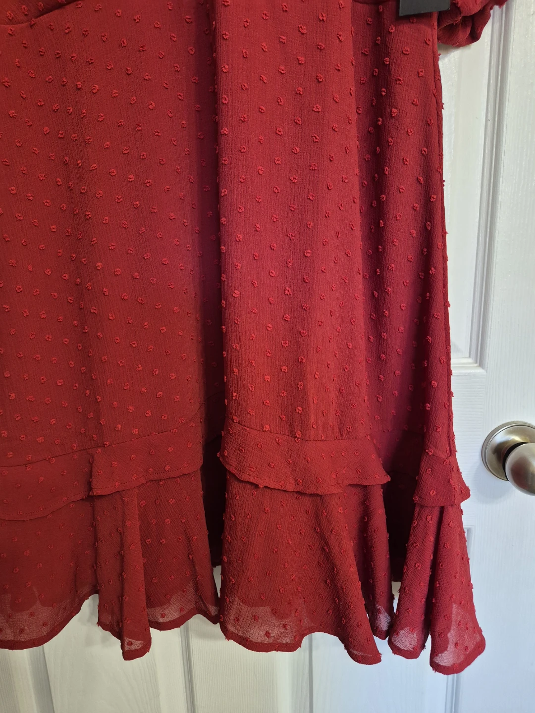 Beautiful Ladies Size XL Burgundy DRESS - photo 2