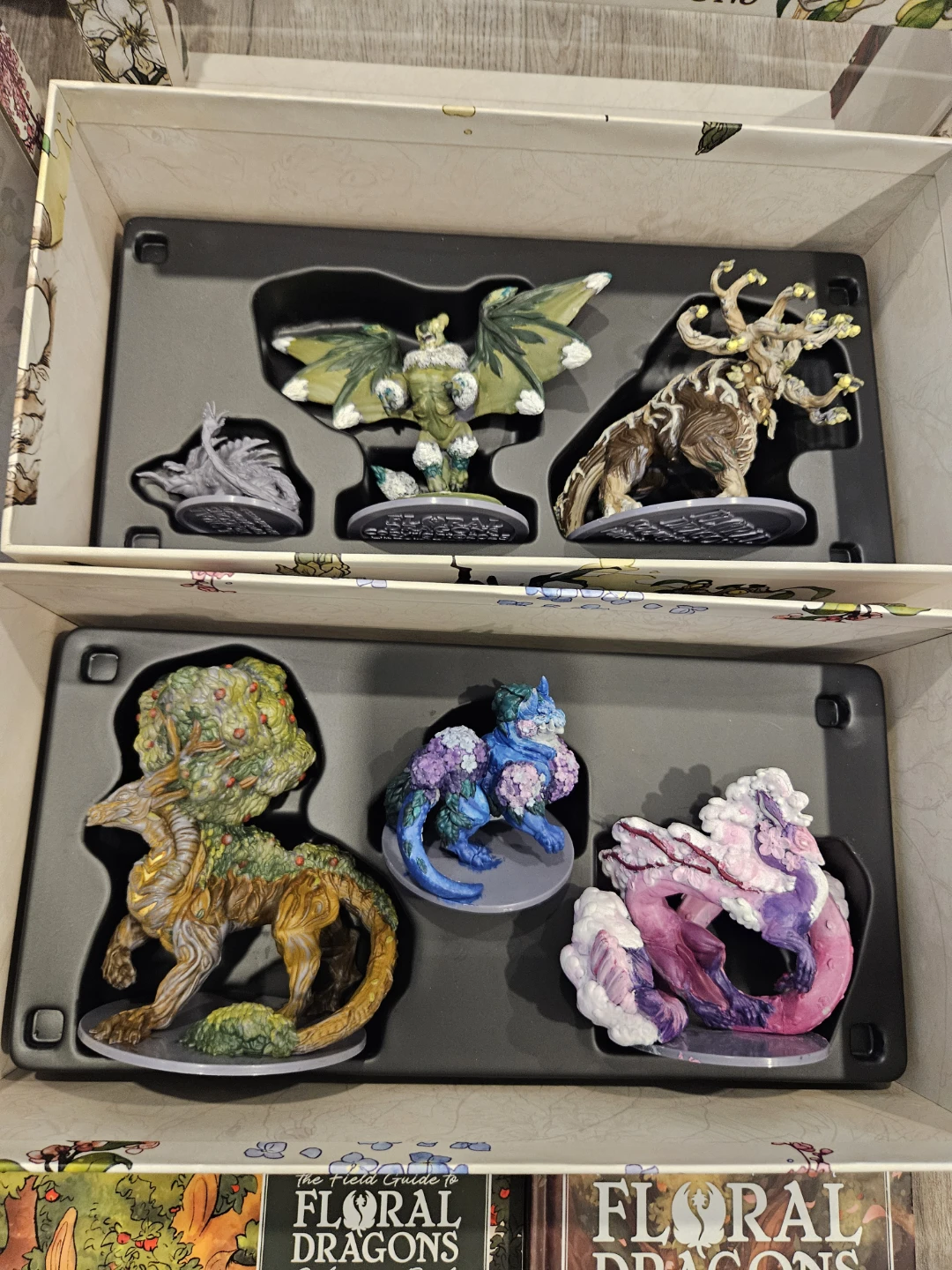 Floral dragons minis lot