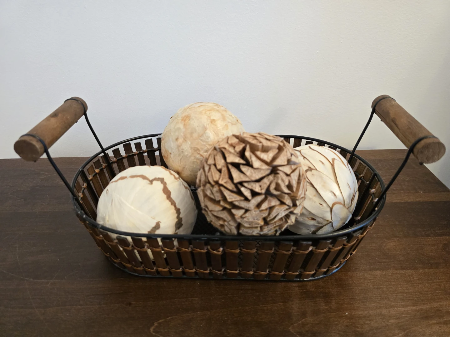 Decorative Basket with Orbs - photo 3
