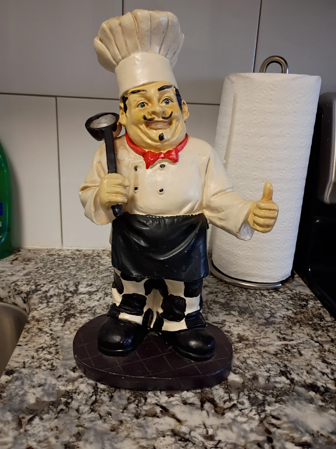 Decorative Chef Wine Bottle Holder