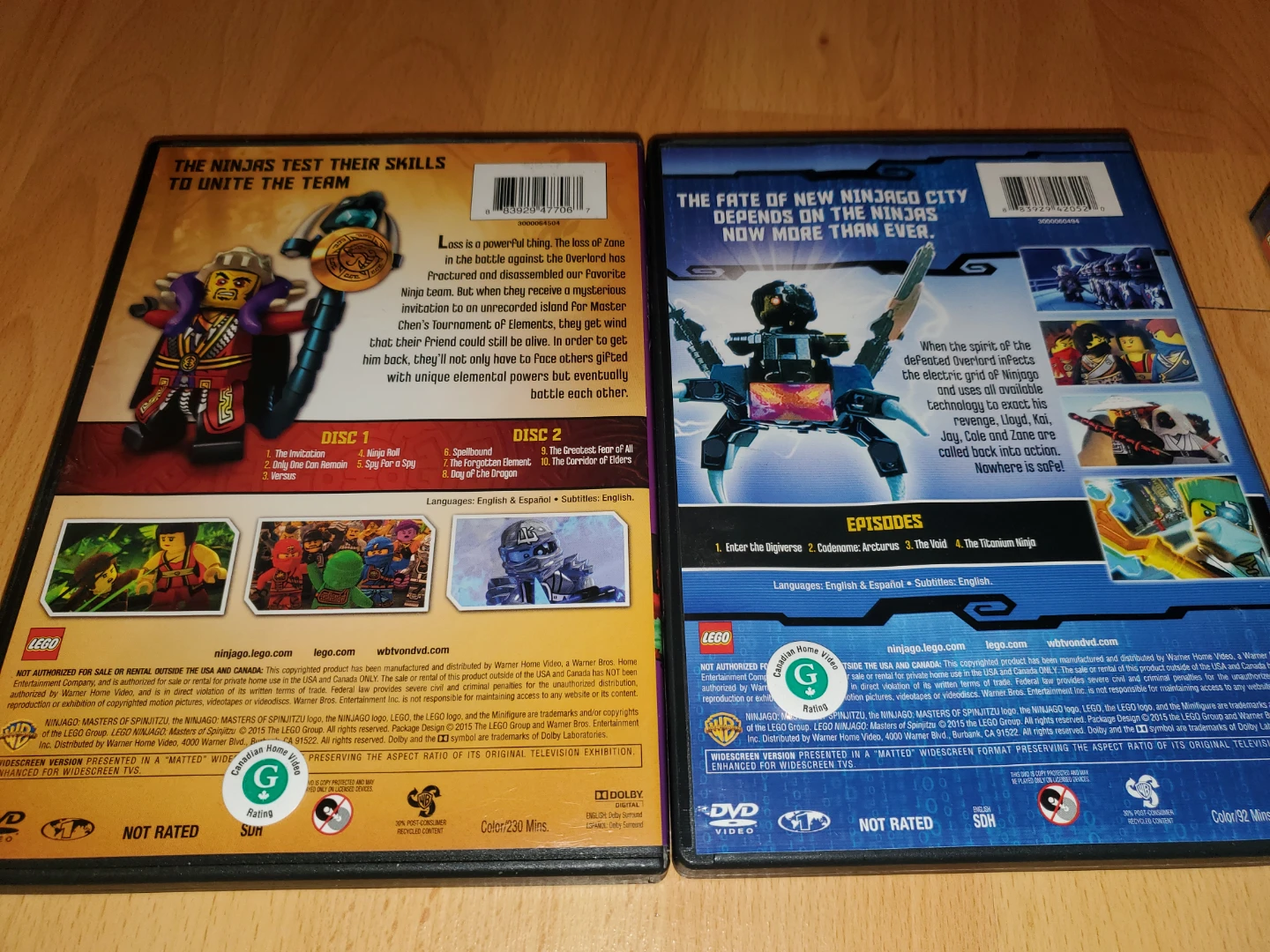 LEGO Ninjago Masters of Spinjitzu DVDs - photo 3