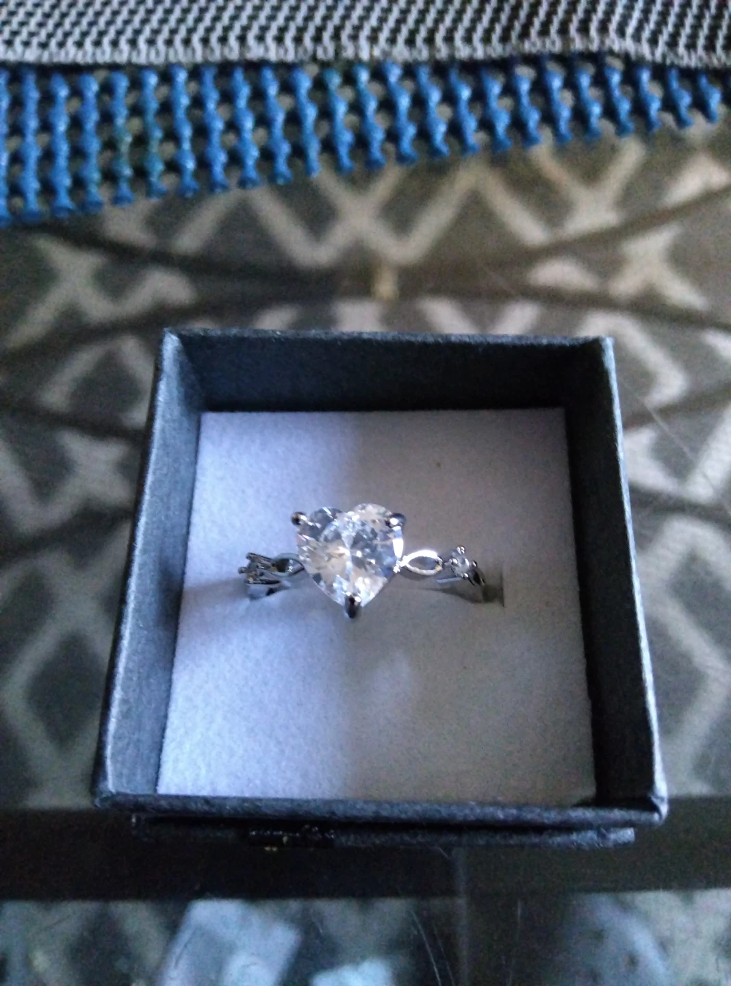 Lot of 5 Fashion Silver-toned  Rings