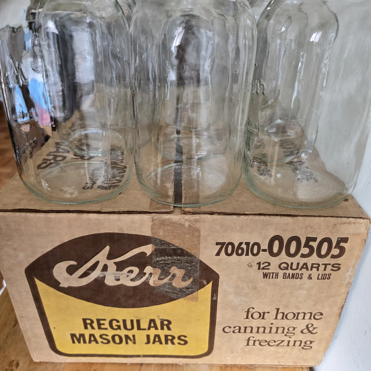 Kerr Regular Mason Jars, 12 Quart Set - photo 2