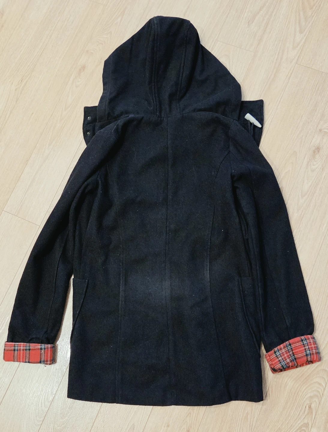 Miss London Black Duffle Coat - photo 2